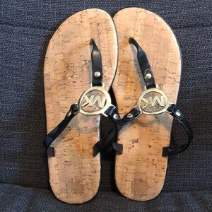 Michael Kors cork sandals- size 7